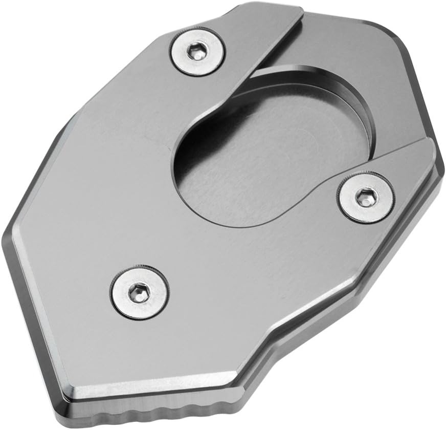 New Motorcycle Kickstand CNC Side Stand Plate Extension Enlarge Pad fit For Kawasaki Z800 2013-2016 Z900 2017-2018 ER6N/ER6F NINJA650R 2012-2017