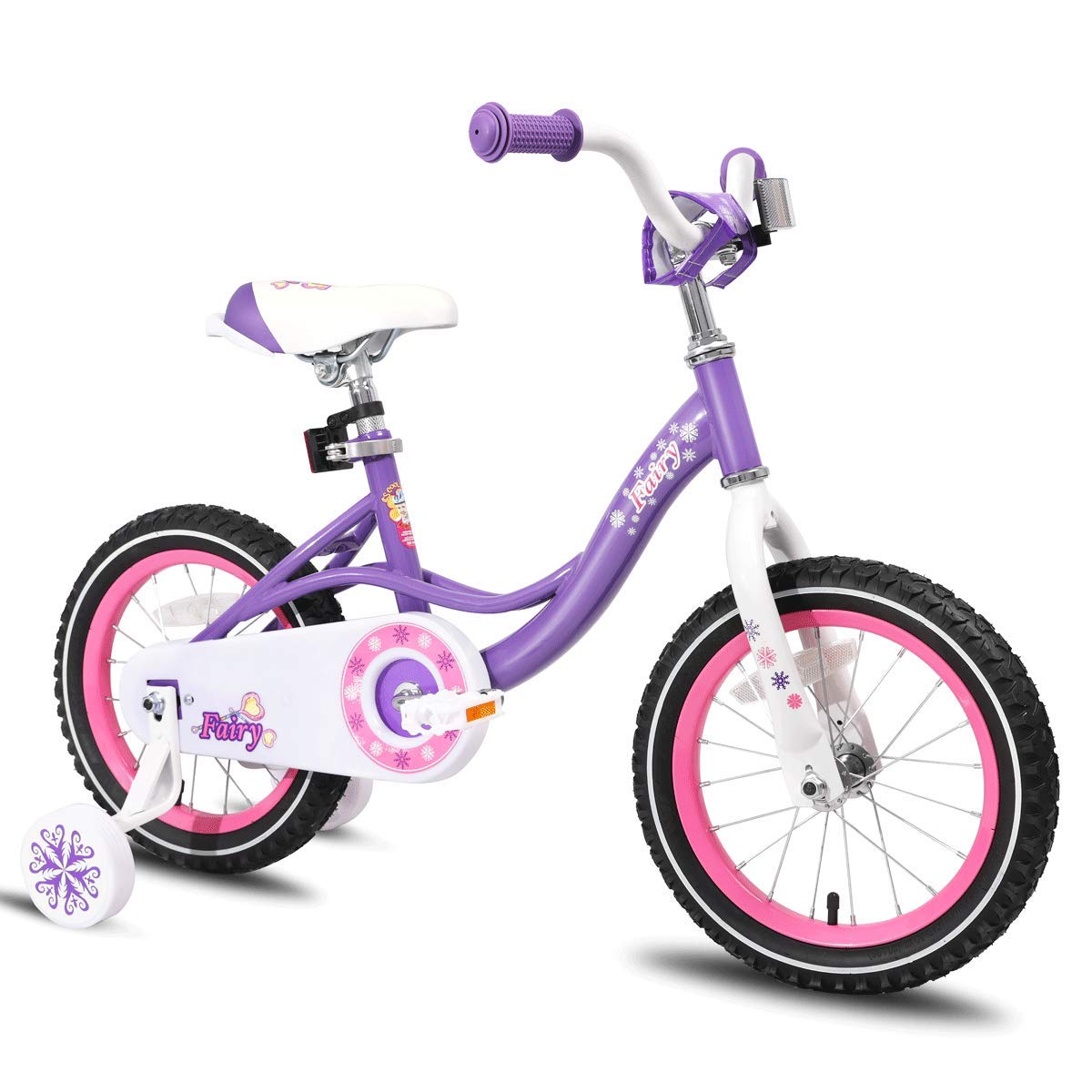 Pink Child Bike with 85 Assembled Purple Blue JOYSTAR 12 14 16 Inch Kids Bike with Training