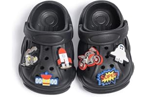 Casazoe Toddler Boys Girls Cute Garden Clogs Kids Slip On Water Shoes EVA Lightweight Summer Slipper Slides Baby Comfort Sandals Children Outdoor Shower Beach Pool Play Shoes