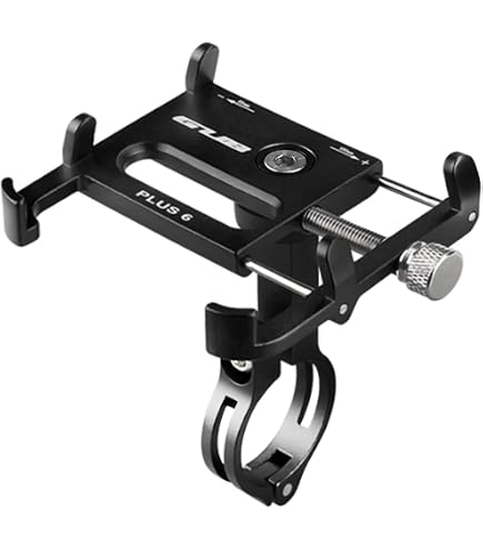 Universal 360° Adjustable Aluminum Motorcycle & Bike Phone Holder – Handlebar Mount