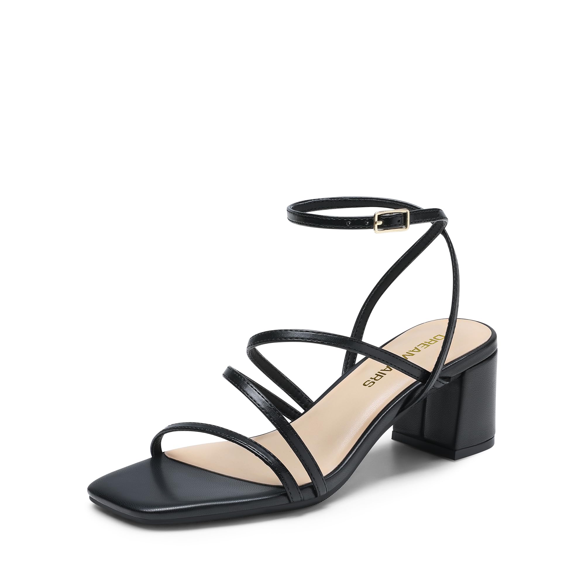 Photo 1 of ***very used****
DREAM PAIRS Womens Block Heels 2 inch Strappy Square Toe Dressy Chunky Low Heeled Sandals for Party Wedding Evening,Size 8,Black-Pu,DWUMHS2512
