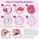 ACWOO Menstrual Cup Set 2PCS S & L Medical Grade Silicone Reusable view 5