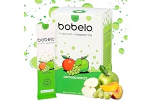 Bobelo Self Carbonating Hydration Packets, Orchard Breeze, 30 Pack, Sparkling Water & Soda Alternative, Sugar Free Electrolytes Powder Packets, Water Enhancer Drink Mix, Low Calorie, Keto Friendly