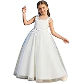 Flower Girl Dress for Wedding Lace First Communion Dresses Kids Birthday Party Pageant Ball Gown