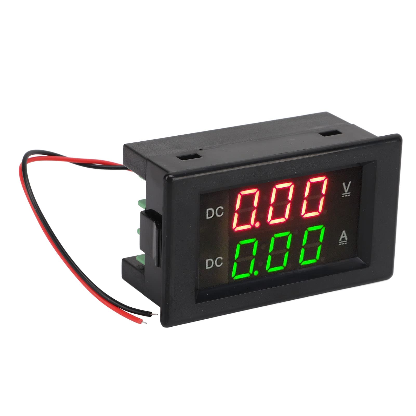 Voltage Current Display, Meter YB4835VA Digital Voltmeter DC Ammeter 600V 100A Decimal Point Automatic Shift Dual