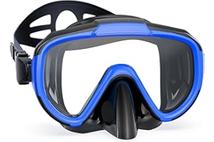 Norabidea Swim Goggles Adult Kids, Anti Fog Swimming Goggles with Nose Cover,No Leaking Clear Snorkel Dive Mask 180 Wide View Men Women Youth Boys Girls