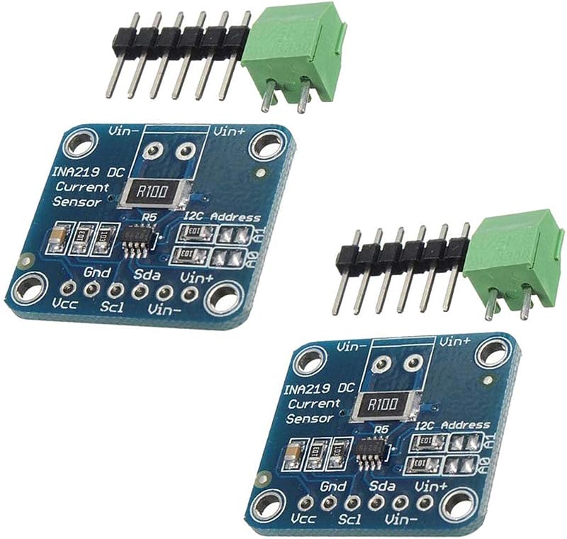 Hailege 2pcs INA219 I2C Bidirectional DC Current Power Monitor Sensor Module