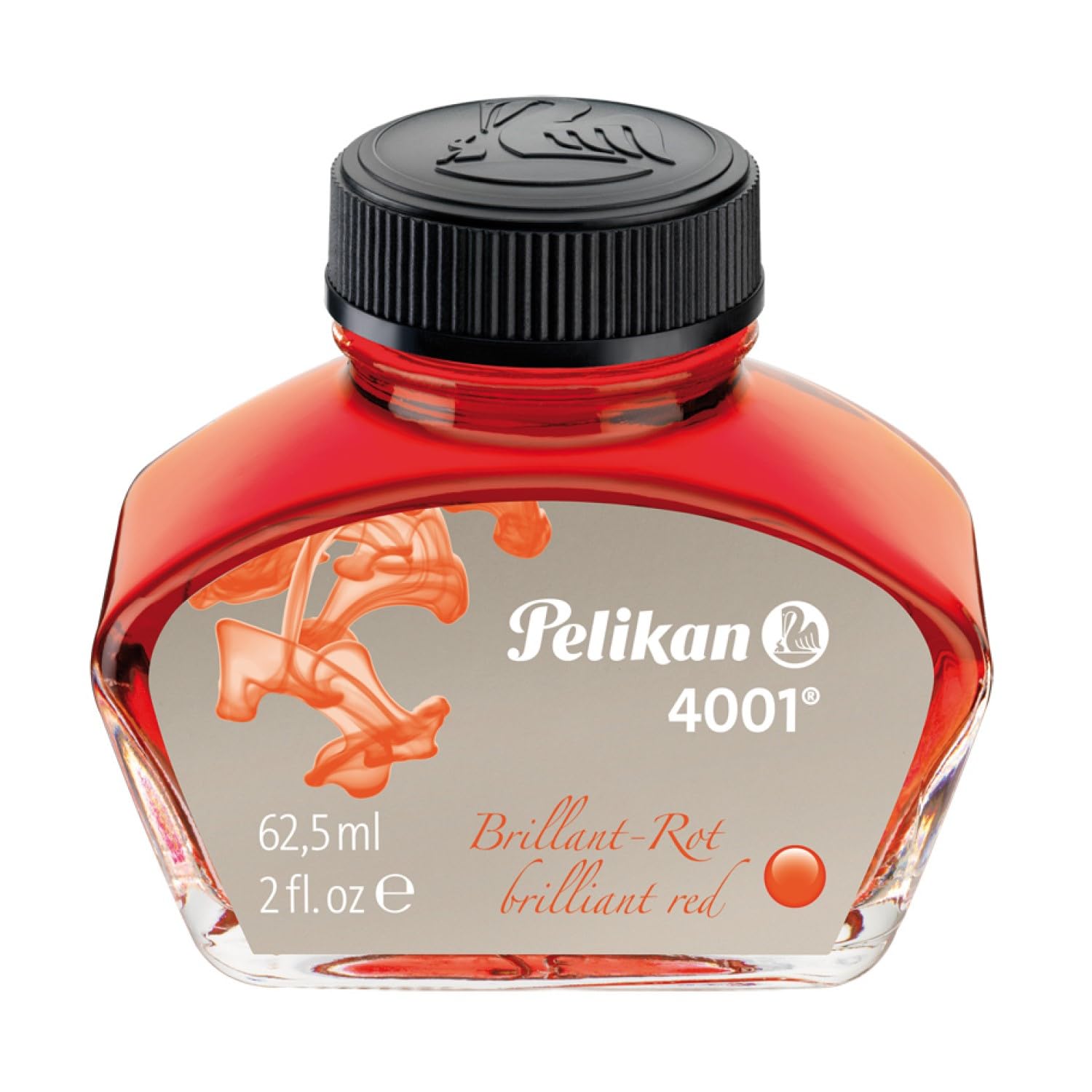 Pelikan 329169 – Ink, 62.5ml, Bright Red