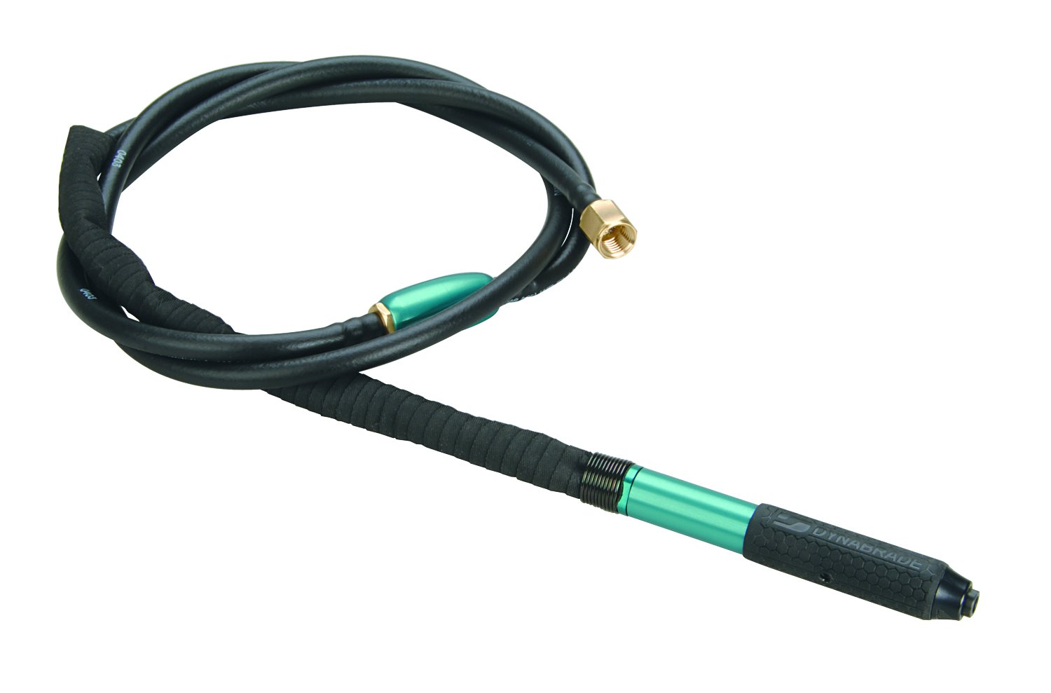 Dynabrade 52850 Molinillo tipo lápiz de velocidad variable de línea recta de 0,1 hp, 35-60 000 rpm, motor neumático de paletas giratorias, pinza de 1/8
