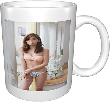 Amazon 朝比奈彩 北川彩 Aya Asahina マグカップ コーヒーカップ カップ プリント パッケージ入り 個性 使いやすい 330ml おしゃれ 耐熱 繰り返し使用 仕事用 贈り物 ギフト プレゼント 食器 グッズ None Brand ホーム キッチン 通販
