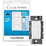 Lutron Caseta Smart Home Dimmer Switch, Works with Alexa, Apple HomeKit, and the Google Assistant | for LED Light Bulbs, Inca
