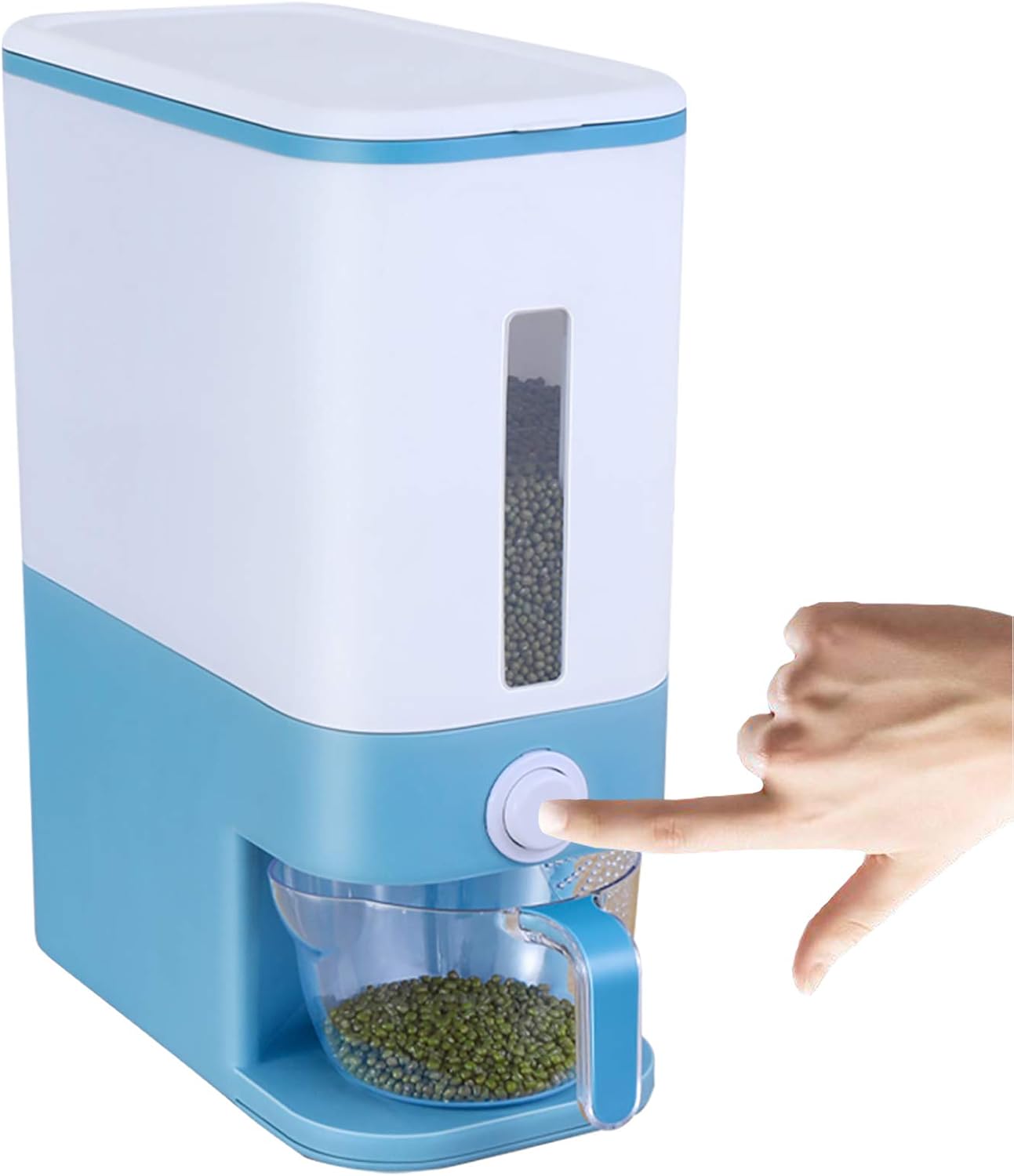 Kitchen Rice Storage Box Automatic, GYCD Rice Dispenser