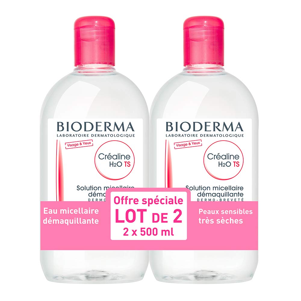Bioderma Crealine TS H2O Micelle Solution 2 x 500ml