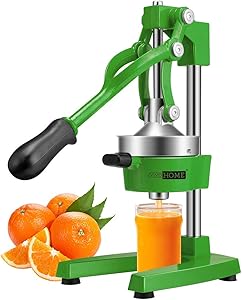 VIVOHOME Heavy Duty Commercial Manual Hand Press Citrus Orange Lemon Juicer Squeezer Machine Green