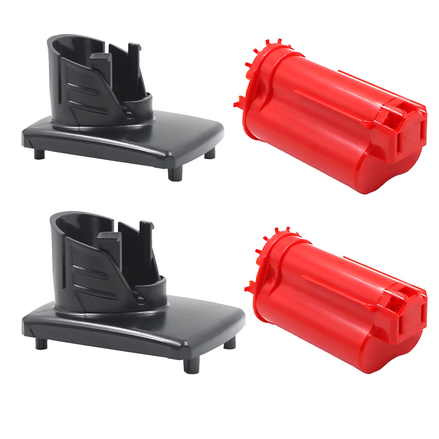 Photo 1 of 2 Set Battery Case Top Cover Replacement Parts Compatible with Milwaukee, Battery Top Plastic Case Replacement for M12 3.0 48-11-2412 48-11-2402 4.0 48-11-2440 6.0 48-11-2460