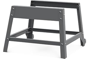 EAST OAK Smoker Stand for 30" Outdoor Electric Smoker, Portable Stand with Wheels, Weather-resistant Leg Extension Kit, Polar Night