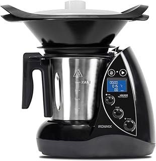 Cecotec IronMix Multikocher. 3,3 L Fassungsvermögen, Temperatur bis zu 120 ºC, 12 Geschwindigkeitsstufen + Turbo, Bis zu 60 Min. programmierbar, Inkl. Kochbuch, 1500 W