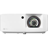 Optoma UHZ35ST Compact Short Throw Laser Projector, 4K UHD