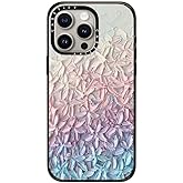 CASETiFY Impact Case for iPhone 15 Pro Max [8.2ft 4X Military Grade Drop Protection/Compatible with Magsafe] - Cherry Blossom Gradient - Clear Black