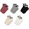 Gwenvenni Girls Socks Big Little Kids Cotton Ankle Sock Low Cut Toddler