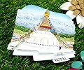 BOUDDHANATH STUPA NEPAL 3d Fridge Magnet Landmark Souvenir Ceramic Resin Gifts