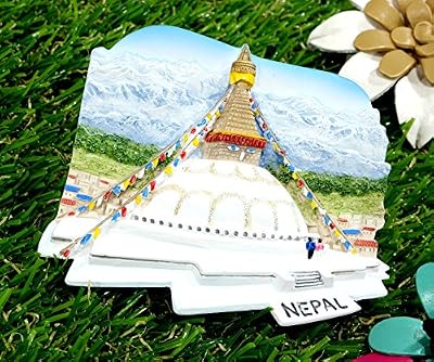 BOUDDHANATH STUPA NEPAL 3d Fridge Magnet Landmark Souvenir Ceramic Resin Gifts
