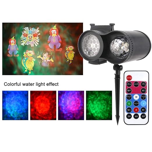 TYSYA Navidad LED de luz del proyector Ola de Agua Bajo Techo en ...