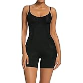 SHAPERX Shapewear for Women Tummy Control Open Bust Thigh Slimmer Body Shaper