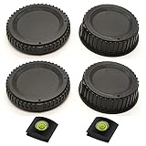 Rear Lens Cap and Front Body Cap for Nikon D850