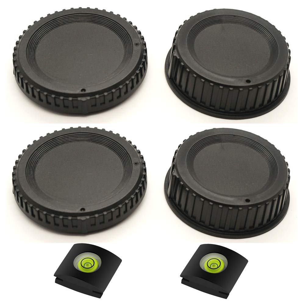 Rear Lens Cap and Front Body Cap for Nikon D850