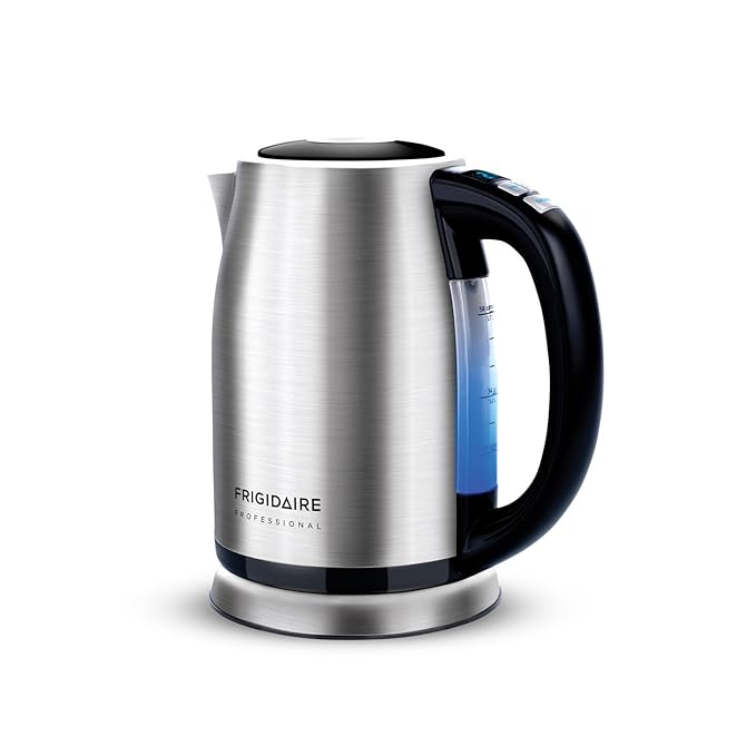 Frigidaire Professional Stainless Programmable Water Kettle Cordless, 1