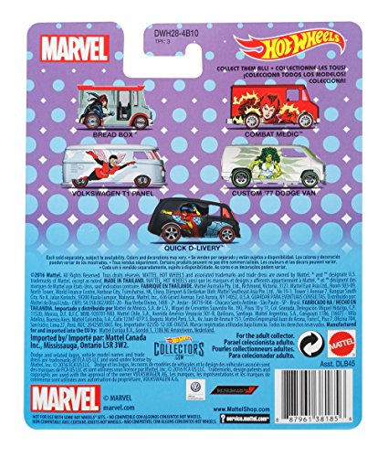 Hot Wheels Marvel Volkswagen T1 Panel the Wasp Vehicle