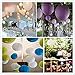 5 Packs White Hanging Paper Round Lanterns Chinese Ball Lanterns 12 inch Decorative for Birthday Bridal Wedding Baby Shower Parties Assorted Sizes (White, 12'')