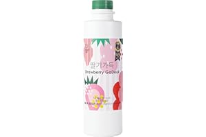 SWEETCUP Strawberry Puree Concentrate (1.2kg) – Versatile Base for Smoothies, Lattes, Ades, Bubble Tea, Dessert Topping & Jui