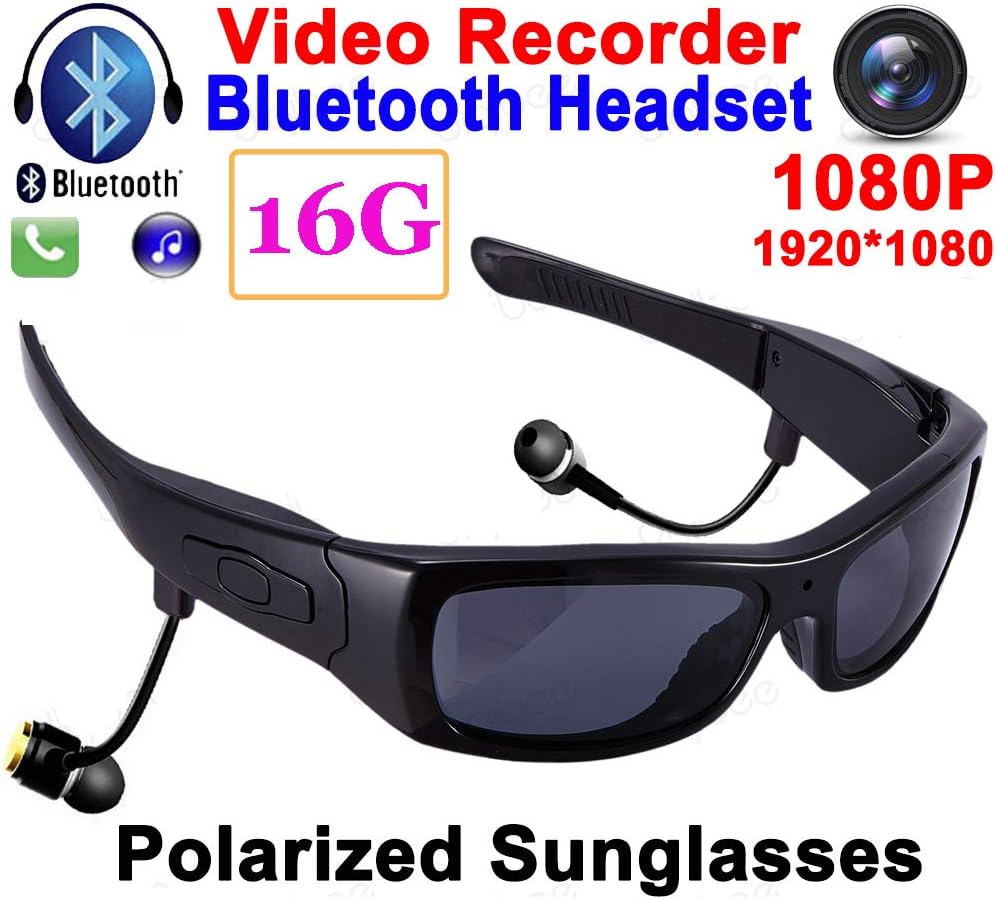 sunglasses with camera and microphone