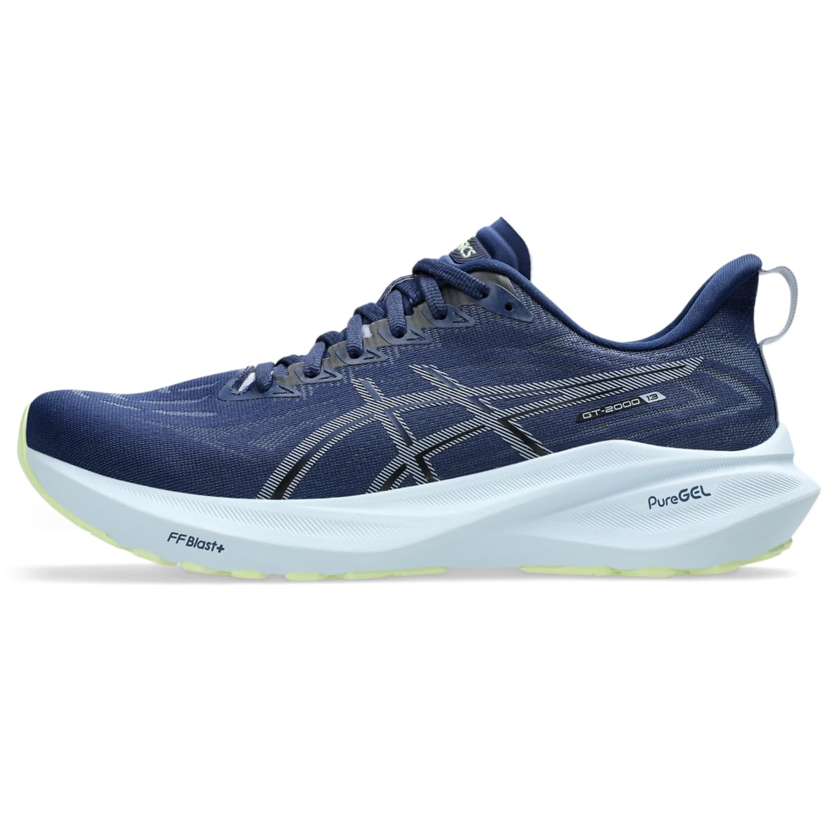 ASICS Men's GT-2000 13 Running Shoes, 11.5, Blue Expanse/Grey Blue Image