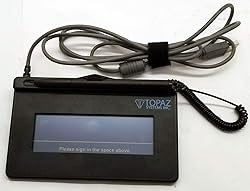 Topaz SigLite T-S460-BSB-R Signature Pad