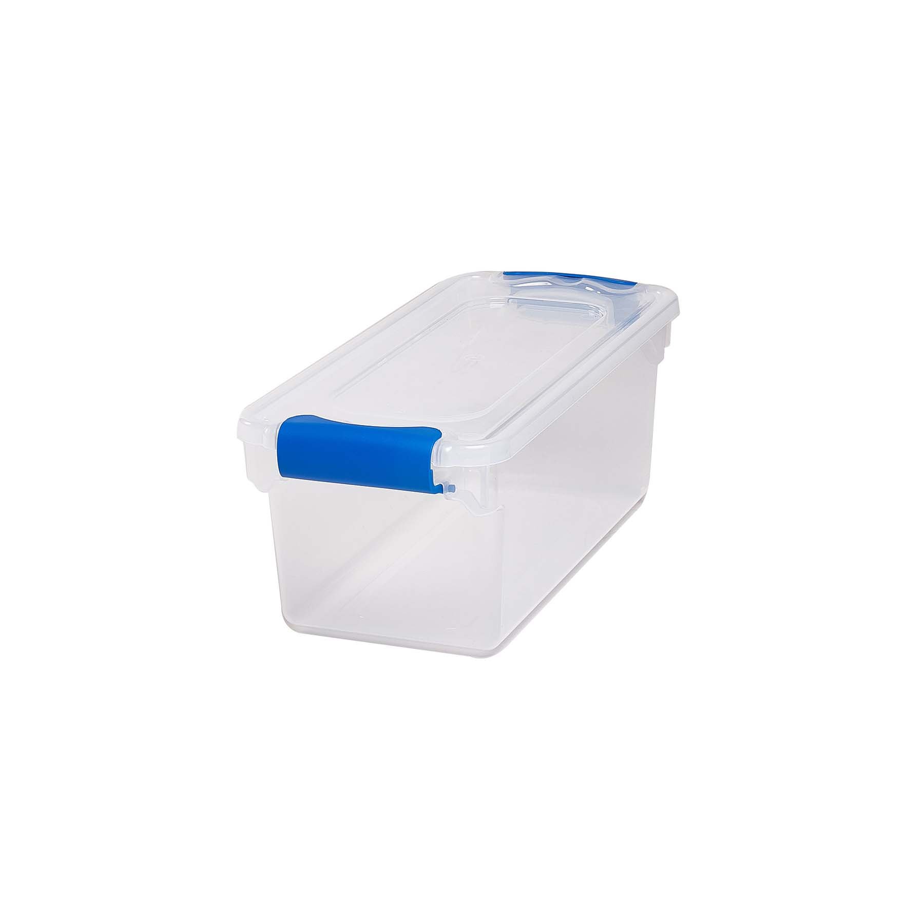 Mua Homz Plastic Storage, Modular Stackable Storage Bins with Blue