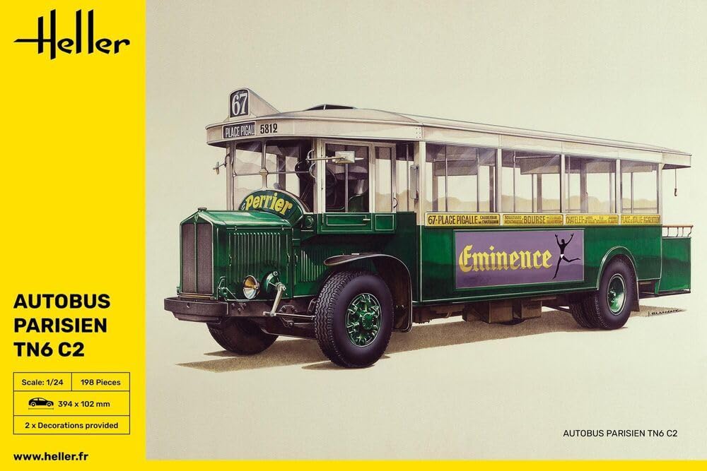 Heller 1: 24 - Autobus Parisien TN6 C2