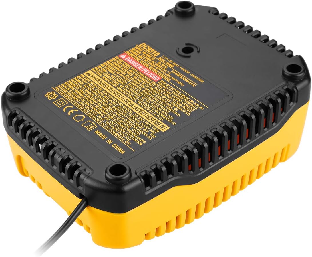 Energup DC9310 Fast Battery Charger for Dewalt 7.2V-18V XRP NI-CD NI-MH Battery DC9096 DC9098 DC9099 DC9091 DC9071 DE9057 DW9096 DW9094 DW9072 - - 