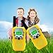 Aphse Kids Walkie Talkie Two Ways Radio Toy T-388 Walkie Talkie for Kids 3 Miles Range 22 Channels FRS GMRS Handheld Mini Walkie Talkies for Outdoor Adventures Camping Hiking Set of 2 (Yellow)