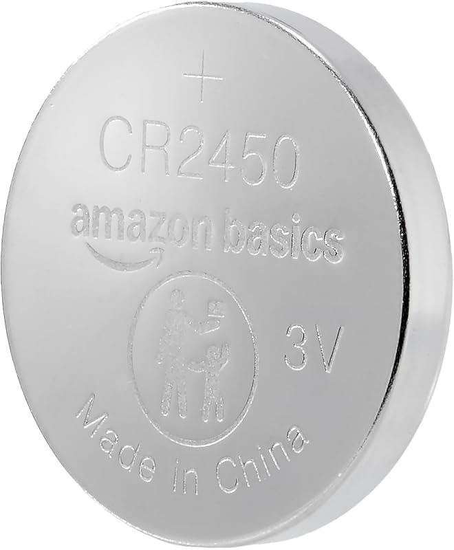 CR2450 Lithium-Knopfzellenbatterie, Leistung, frei von Quecksilber, 3 V, kindersichere Verpackung (zum Öffnen Schere verwenden), 6er-Pack