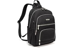 AOTIAN Mini Daypack with Anti-Theft Back Zipper Pocket, Durable Small Lightweight Backpack for Women Girls & Boys Hiking Travel Sports, Height 13 inches