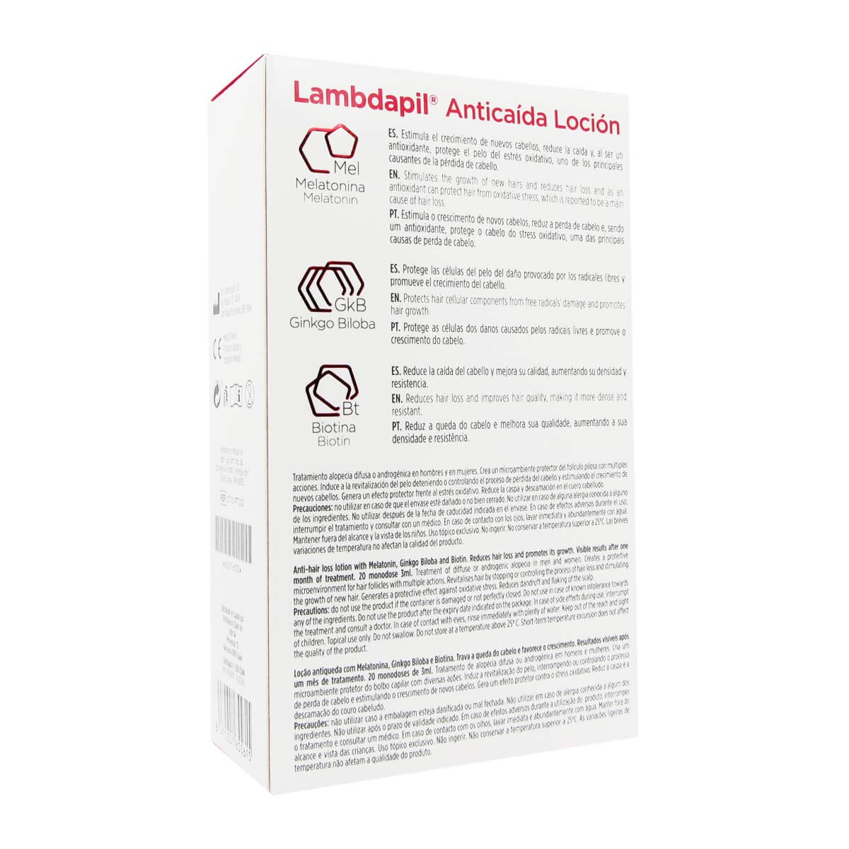 Amazon.com: Isdin Lambdapil Hair Loss Lotion 20x3ml: Beauty