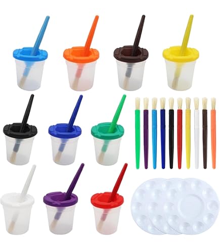 Set De 5 Pinceles Crayola De Cerdas Suaves – Varios Tamaños Para Pintura, Ideal Para Escuela Y Proyectos Creativos En Casa
