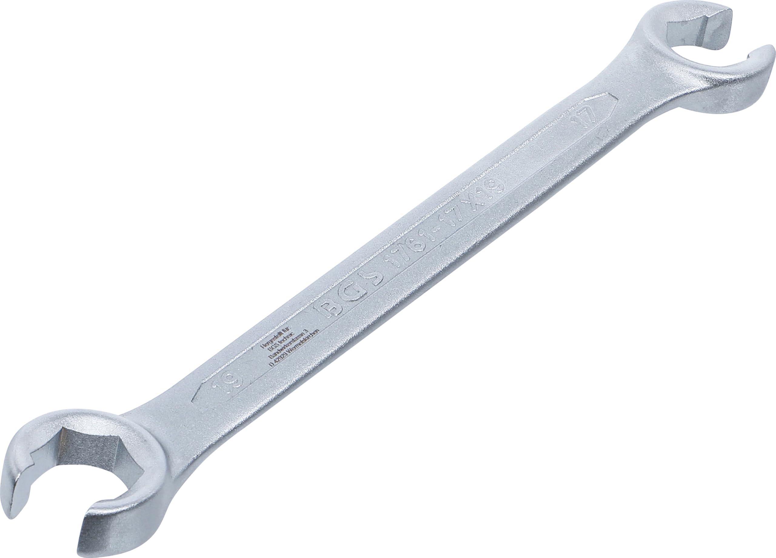 BGS 1761-17x19 | Double Ring Spanner, open Type | 17 x 19 mm