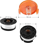 Uchidodo Strimmer Spool for Black and Decker 6 Spools 30 ft 0.065 in view 5