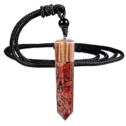 Nupuyai Orgone Healing Crystal Point Pendant