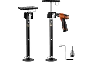 RVSHARK RV Slide Out Support Jacks Set of 2, Heavy Duty Supports up to 6000lbs, Adjustable 20"-49" Height by Power Drill or H