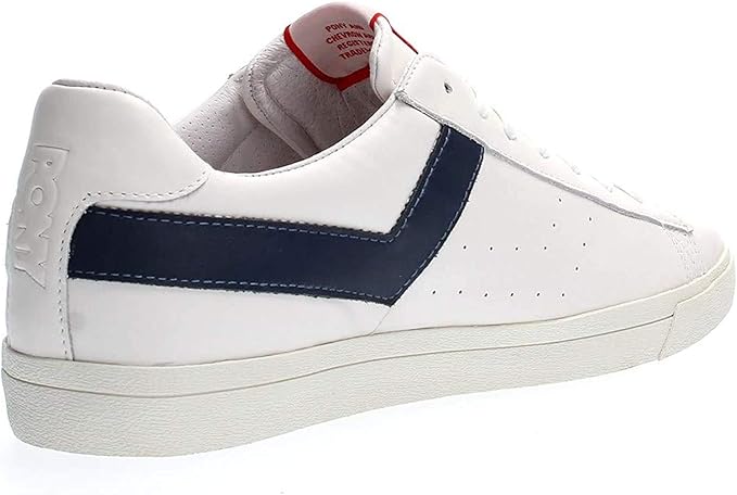 Pony Uomo 634 A DK3 Sneakers Bianco-Blu Pelle Spring-Summer 2018: Amazon.it: Abbigliamento